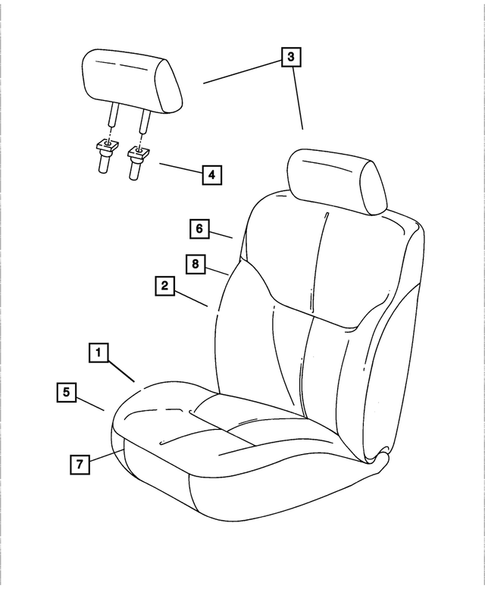 Front Seats for 2005 Dodge Stratus #0