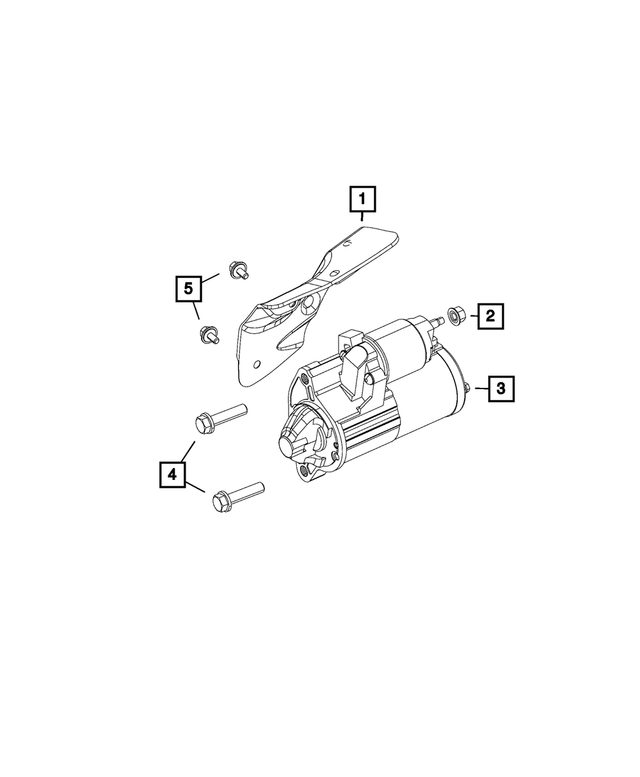 « 6502993 – Electrical : Tête Collerette Hexagonale Boulon pour Mopar Image »
