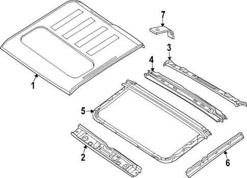Exterior Trim - Cab for 2023 Nissan Frontier #0
