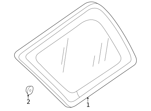 Glass & Hardware for 2006 Mazda Tribute #0