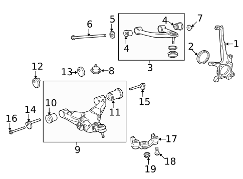 Suspension Components for 2021 Toyota Tundra #1