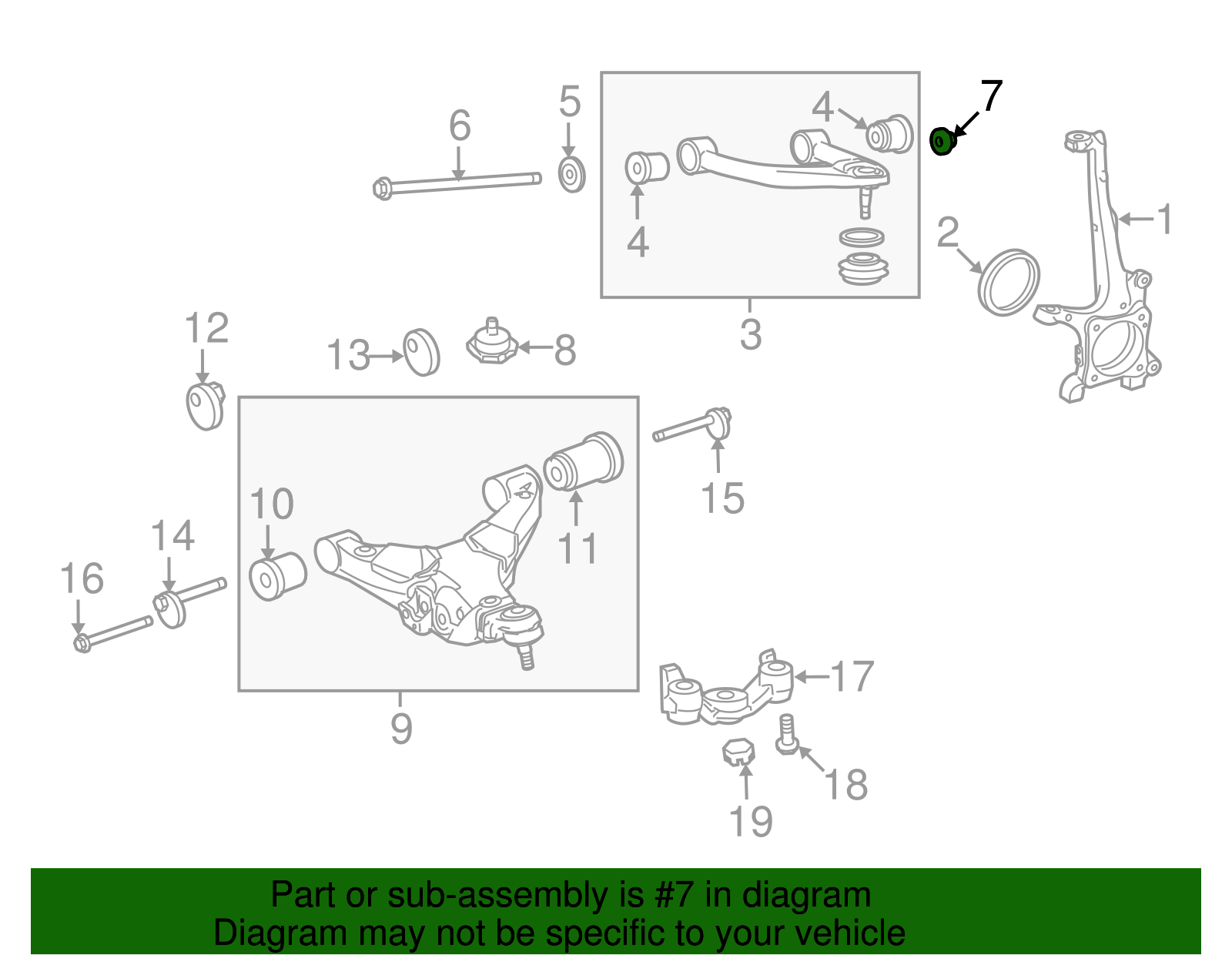 90178-A0084 - Suspension Control Arm Nut 2007-2025 Toyota
