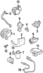 2145083 - Emission System: ACDelcoâ„¢ Egr Valve for GM Image