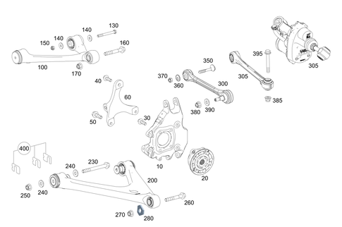 Rear Axle Mount for 2017 Mercedes-Benz AMG GT S #0