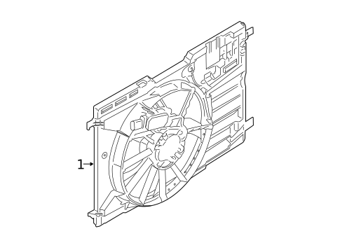 Cooling Fan for 2021 Ford Transit Connect #0