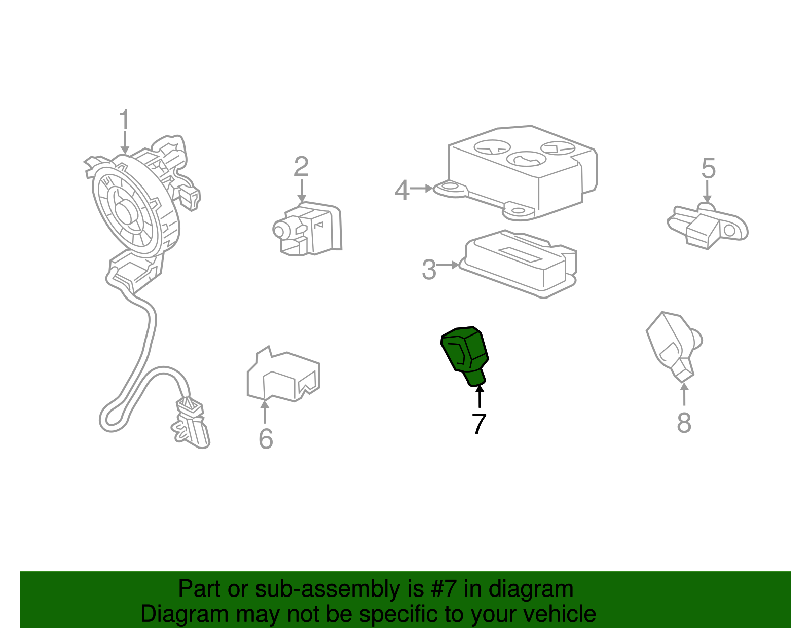 2017-2024 GM Airbag Impact Sensor 13518264 | Shop Matick Buick GMC