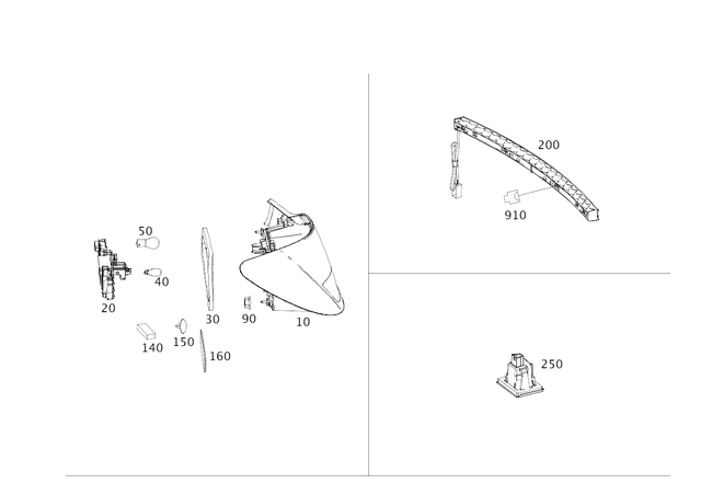 1179061900 - Electrical System: Rear Lamp Combination for Mercedes-Benz Image image