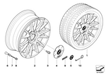 36137849420 - : Hub Cap for BMW Image