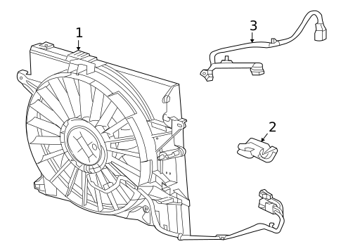 Cooling Fan for 2015 Jaguar XFR-S #0