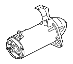 12418621839 - Electrical: Starter for BMW: 230i, 230i xDrive, 320i, 320i xDrive, 330e, 330i, 330i GT xDrive, 330i xDrive, 340i, 340i xDrive, 430i, 430i Gran Coupe, 430i xDrive, 430i xDrive Gran Coupe, 530i, 530i xDrive, 540i, M2, M3, X3, X4 Image