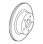68250087AB - Brakes: Disc Brake Rotor for Jeep: Gladiator, Wrangler Image