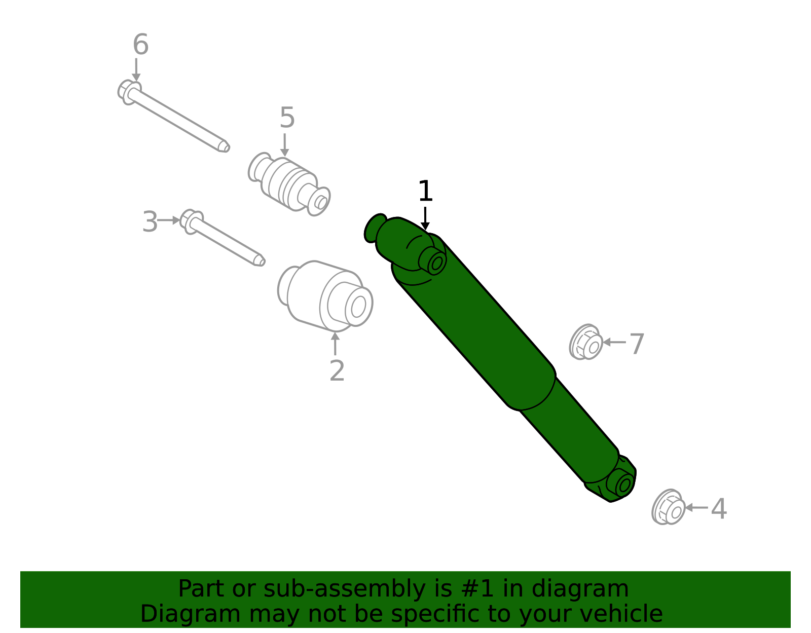 2015-2024 Ford Shock Absorber FK4Z-18125-D | OEM Parts Online