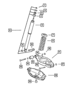 68029785AA - : Suspension Shock Absorber for Mopar Image