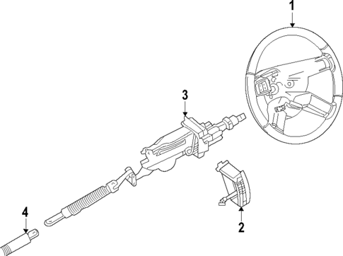 Steering Column for 2005 Chrysler 300 #0