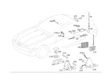 1718201375 - Electrical System: Antenna for Mercedes-Benz: SLK280, SLK300 Image