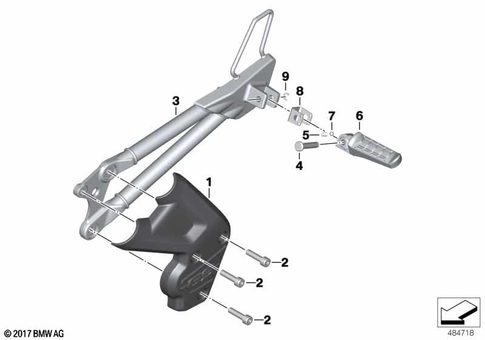 Footrests for 2025 BMW-Motorrad G 310 GS #0