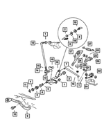 J0120393 - Automatic Transmission 4 Speed: Flat Washer for Chrysler: 300M, Concorde | Dodge: Intrepid, Ram 1500, Ram 2500, Ram 3500 Image