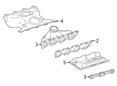 Exhaust Manifolds for 2025 Mercedes-Benz G 63 AMG&reg; #0