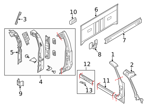 Rocker for 2013 Ford F-250 Super Duty #0