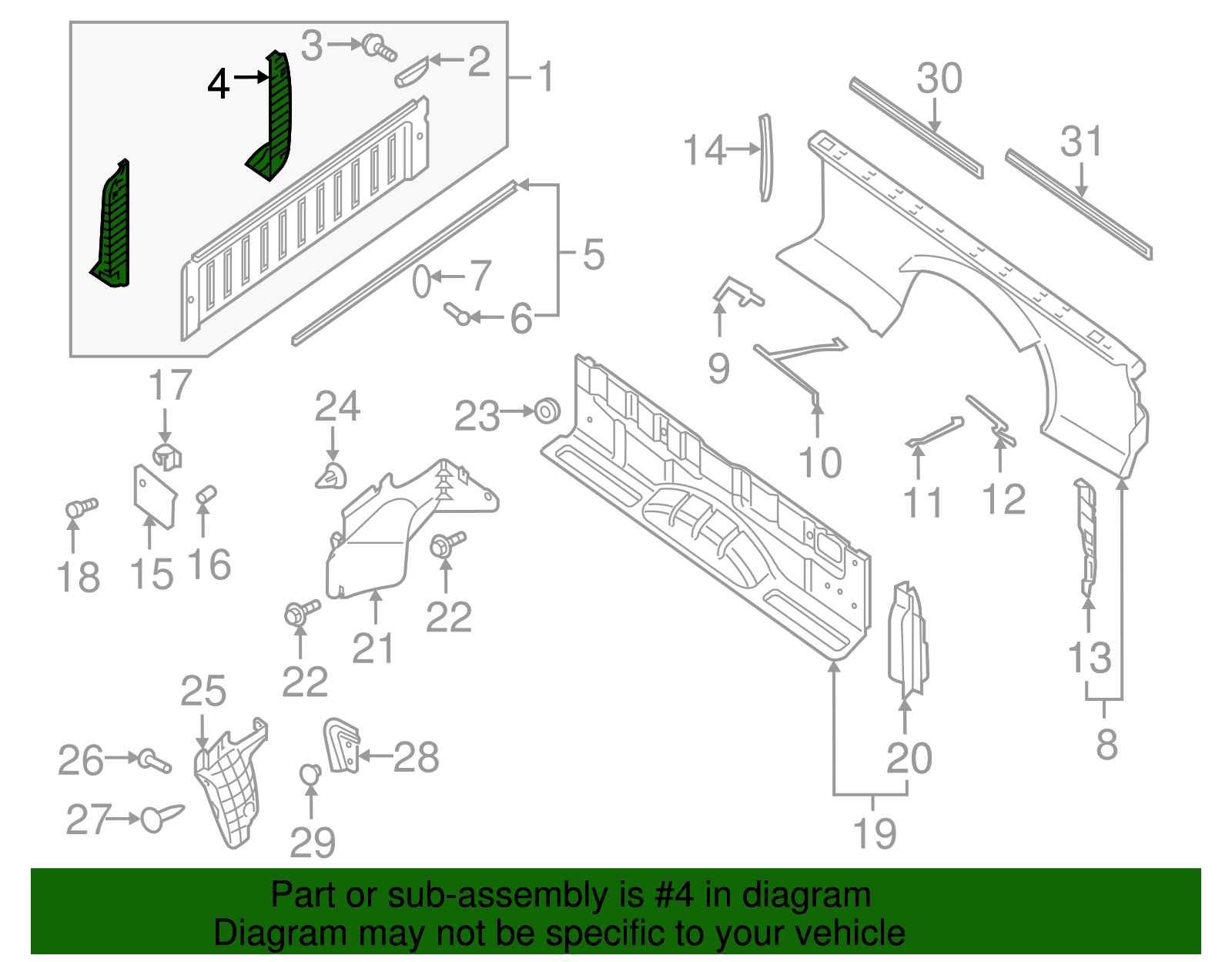 Corner Panel - Nissan (K3329-9FTMA)