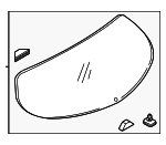 VA5463930 - : Lift Gate Glass for Mazda: CX-50 Image