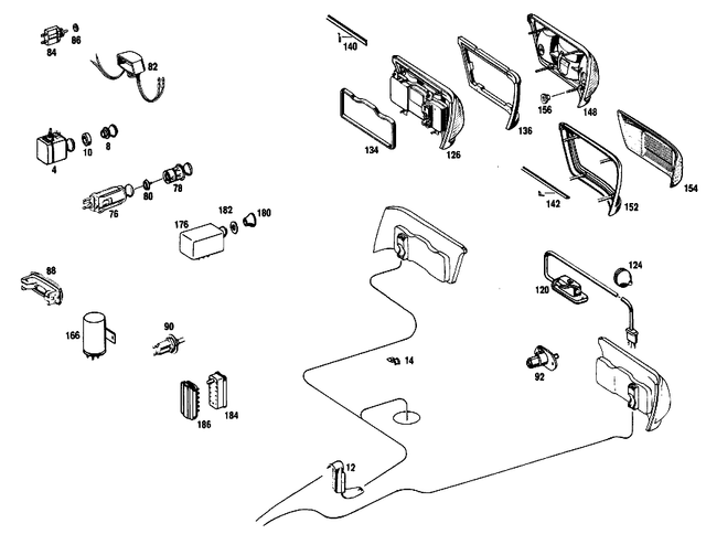 1138200461 - : Lighting Unit for Mercedes-Benz Image