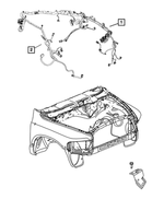 56055565AC - Electrical: Engine Compartment Wiring, Left for Mopar Image