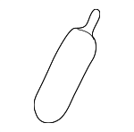 9157894 - Electrical: Passenger Air Bag Screw for Volvo: C70, S70, V70 Image