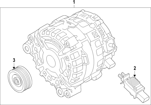 Alternator for 2021 BMW X4 #1