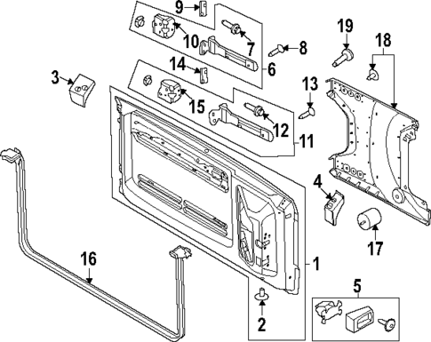 Door & Components for 2025 Ford Bronco #0