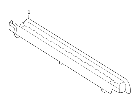 High Mounted Stop Lamp for 2003 Mercedes-Benz CL55 AMG #0