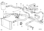 11531741402 - Engine: Water Hose for BMW Image