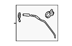 70060T90A00 - Body: Drain Tube for Honda Image