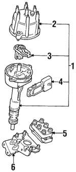 E9DZ12A297A - Electrical: Control Module for Ford: Probe, Taurus, Tempo | Mercury: Sable, Topaz Image
