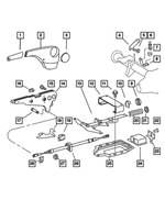 5119264AA - Parking Brake: Parking Brake Housing Cover for Dodge: Sprinter 2500, Sprinter 3500 Image