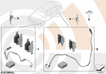 34212413041 - : Set Of Brake Pads With Wear 349810 for BMW Image