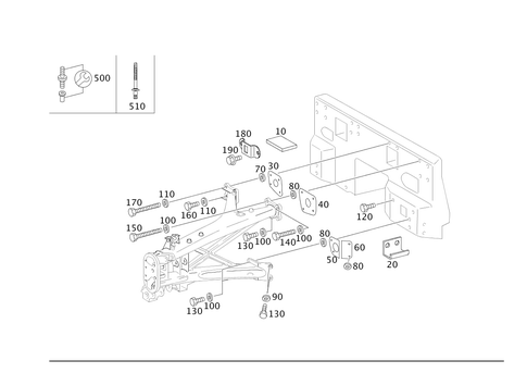 Fire Wall and Connection Parts for 2007 Mercedes-Benz SLR McLaren #0