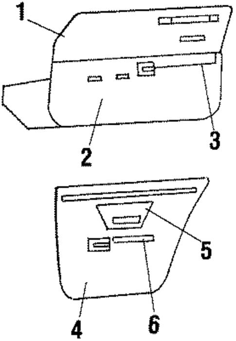 Interior Trim for 1984 Pontiac Bonneville #0