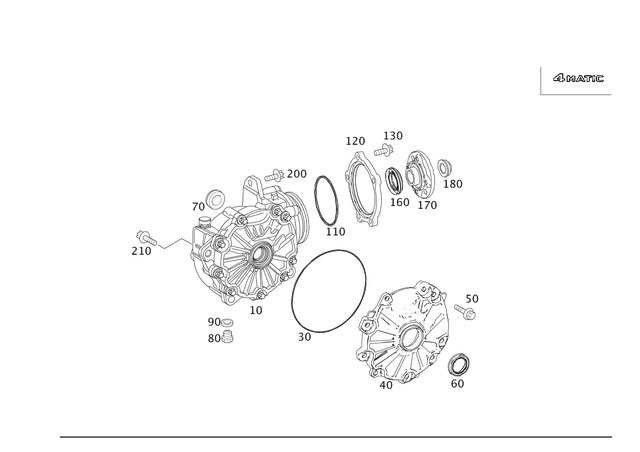 2213308900 - Front Axle: Front Axle Differential for Mercedes-Benz: CLS400, E350 Image image