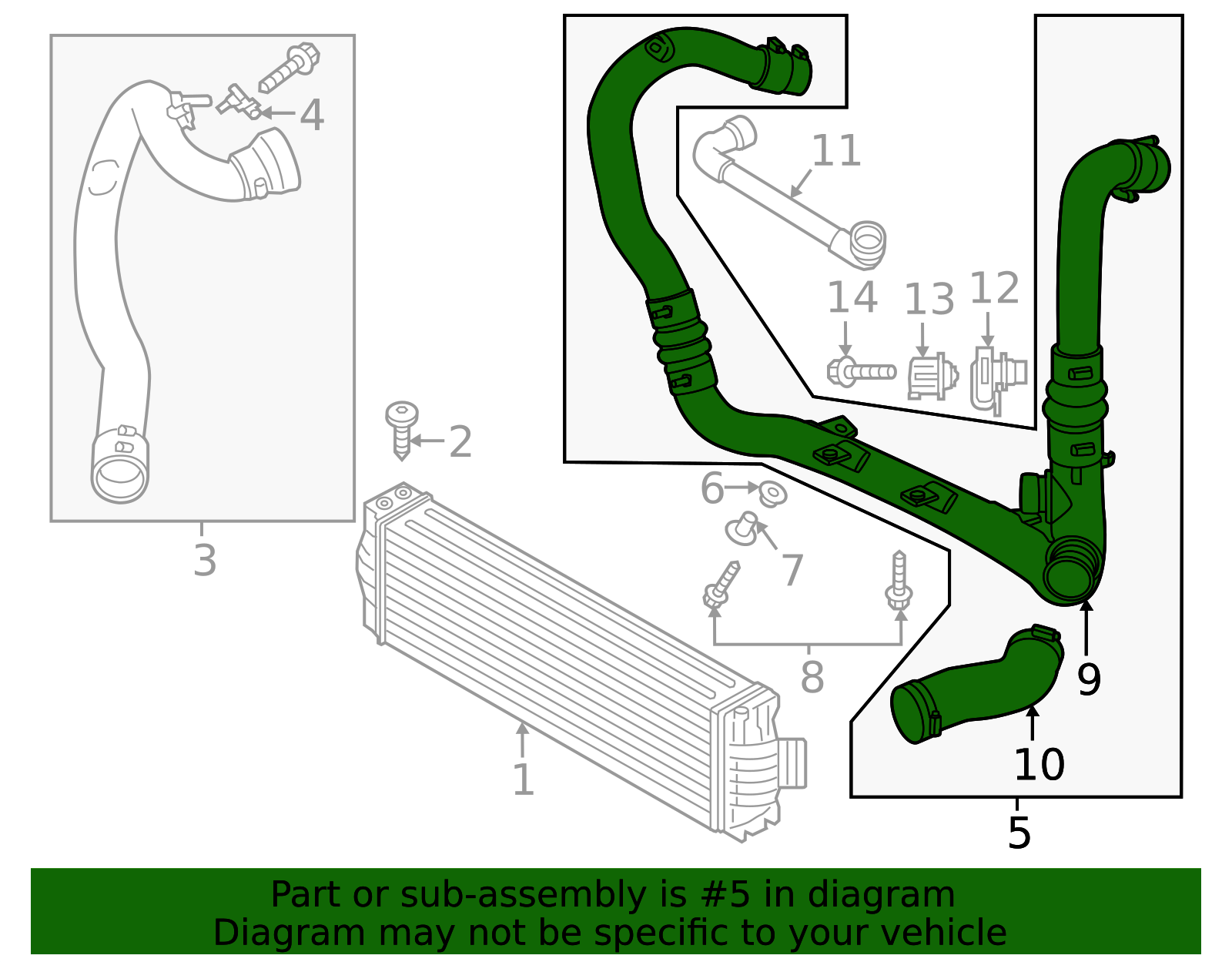 2020-2026 Ford Inter-Cooler Pipe LK4Z-6C646-E | OEM Parts Online