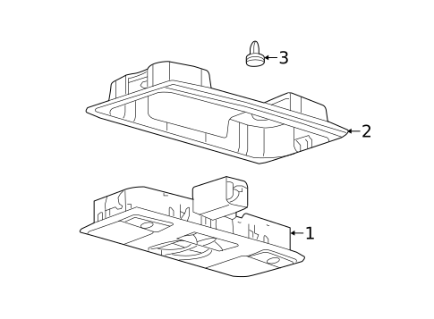 Overhead Console for 2013 Ford Fiesta #0