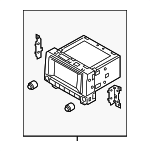 96160G5310 - Body: Radio for Kia: Niro Image