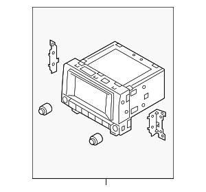 96160G5010 - : Radio for Kia: Niro Image