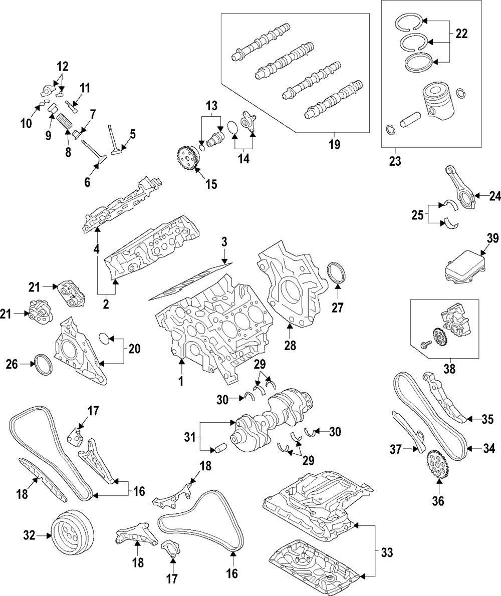 Cylinder Block - Porsche (9A7-103-011)