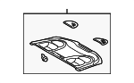 20869003499B70 - Body: Pkg Tray Trim for Mercedes-Benz Image