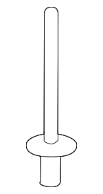 1416003103 - Body: Inner Bracket Rivet for Hyundai Image