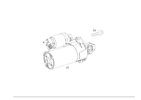 Starter for 2017 Mercedes-Benz G550 #0