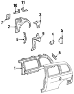 F78Z1627865BA - Body: Inner Panel for Ford: Windstar Image