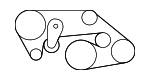 11720JF00A - : Serpentine Belt for Nissan Image