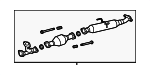 174200P180 - : Converter &amp; Pipe for Toyota Image
